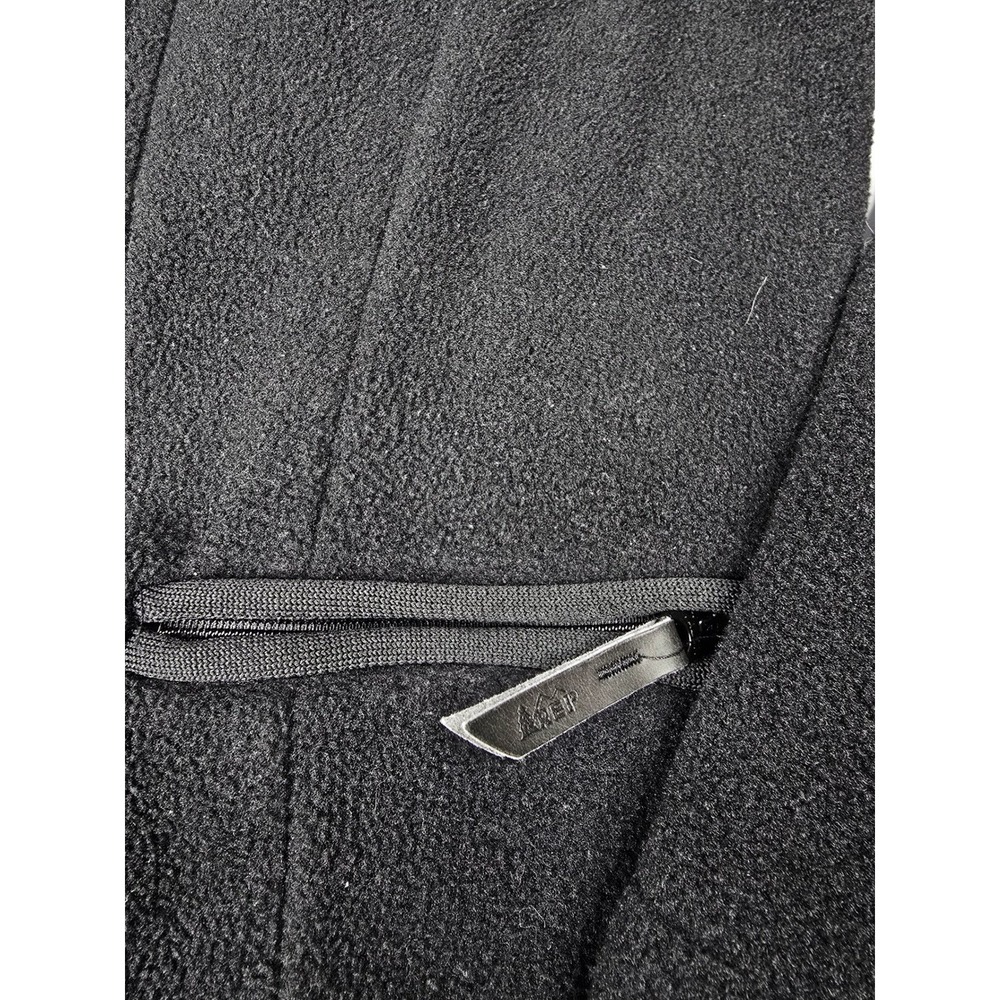 REI Full Zip‎ Fleece Jacket Black Herringbone Collar Women's Size M Polartec - Picture 2 of 9